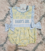 Daddy's Girl Smocked Bubble