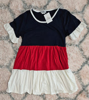 Red, White, Blue Mom Dress (no mono)