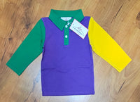 Mardi Gras Polo Shirt