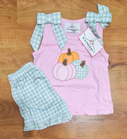Pumpkins Girl Short Set