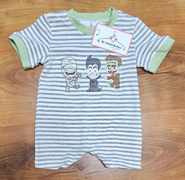 Ghouls Boy Romper