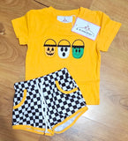 Halloween Buckets Boy Short Set