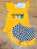 Halloween Buckets Girl Short Set