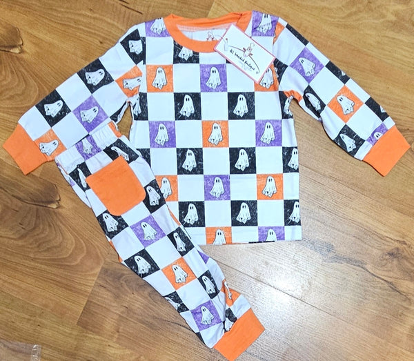 Halloween PJ Orange Set