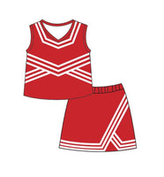 Cheer Uniform Red/White