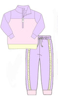 Pink/purple Jogger Set