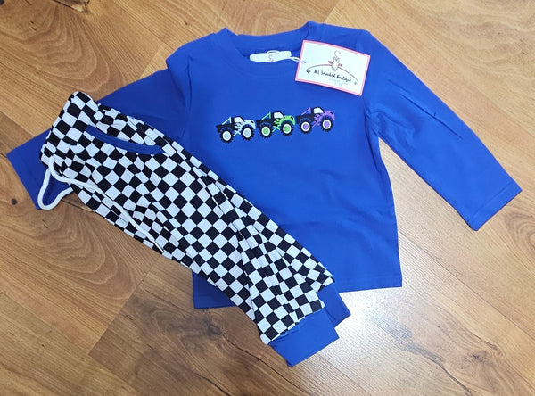Monster Trucks Pants Set