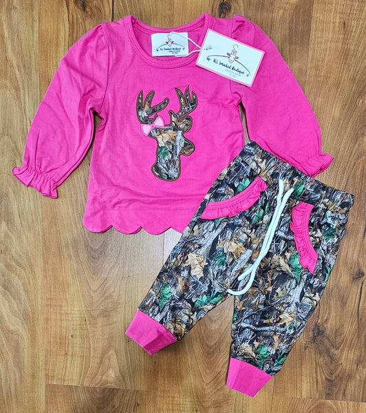 Camo Girl Pants Set