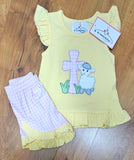 Cross/Lamb Girl Set