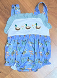Ducks Girl Emb Bubble