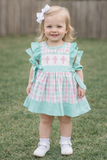 Cross Smocked Dress