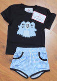 Ghost Applique Boy Set