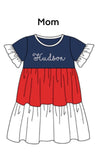 Red, White, Blue Mom Dress (no mono)