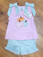 Pumpkins Girl Short Set