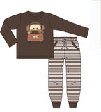 Tow Truck Brown Pants Set