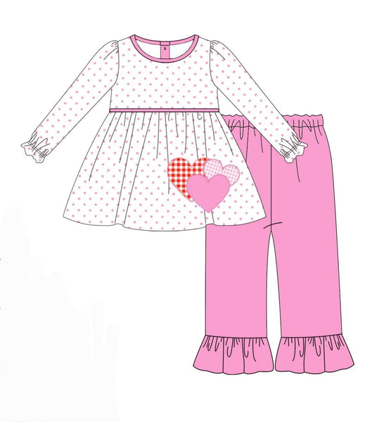 Valentine Heart Applique Set