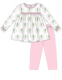 Christmas Trees/Winter Wonderland Girl Pants Set