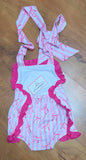 Bows/PINK Sunsuit