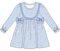 Blue Flowers Dress