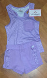 Purple Girl Short Set