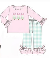 Christmas Trio Girl Pants Set