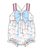 Red white Blue Bubble