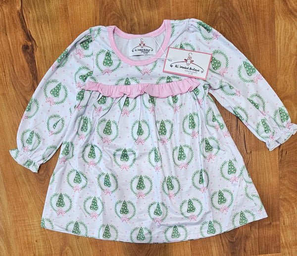Christmas Trees/ Winter Wonderland Dress ALL Smocked Boutique Christmas Trees/ Winter Wonderland Dress ALL Smocked Boutique