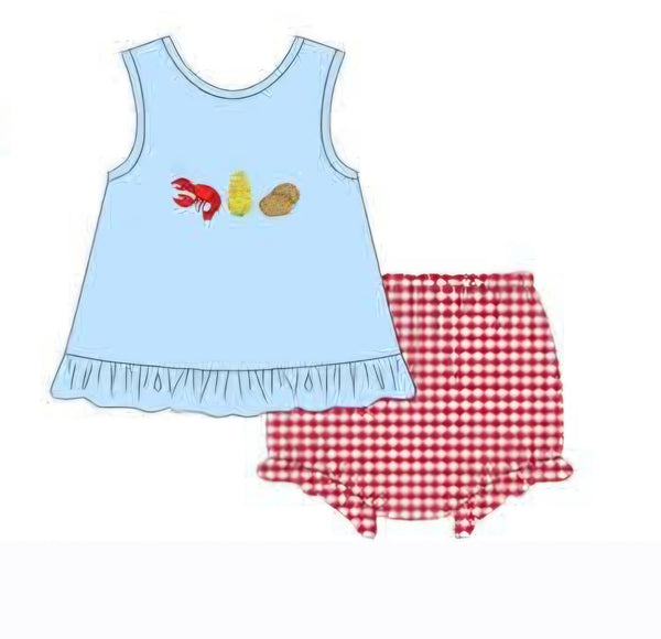 Crawfish Diaper Set