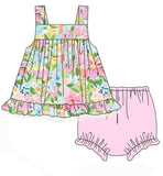 Floral Diaper Set