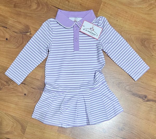 Lavender Purple Long Sleeve Dress