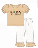 Thanksgiving Girl Pants Set